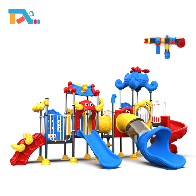 Magic House Series Fashion Design Plastic Outdoor Playground Set for Kids