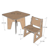 Children Table And Chair Set Kids Wooden Home/Kindergarten Furniture
