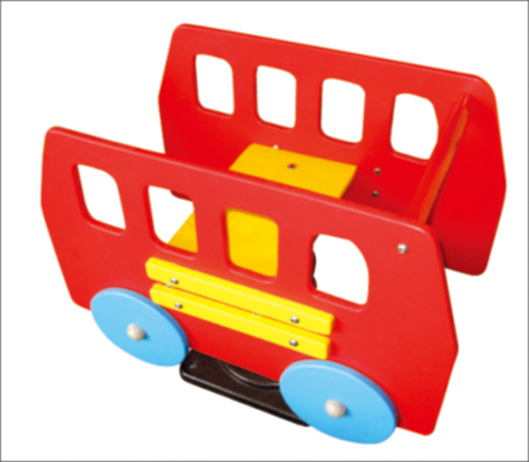 Children Playing Outdoor Spring Rider Playground Rocking Horse