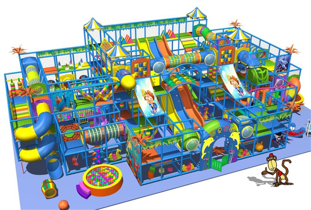 Amusement Naughty Bouncy Castle Indoor Playground