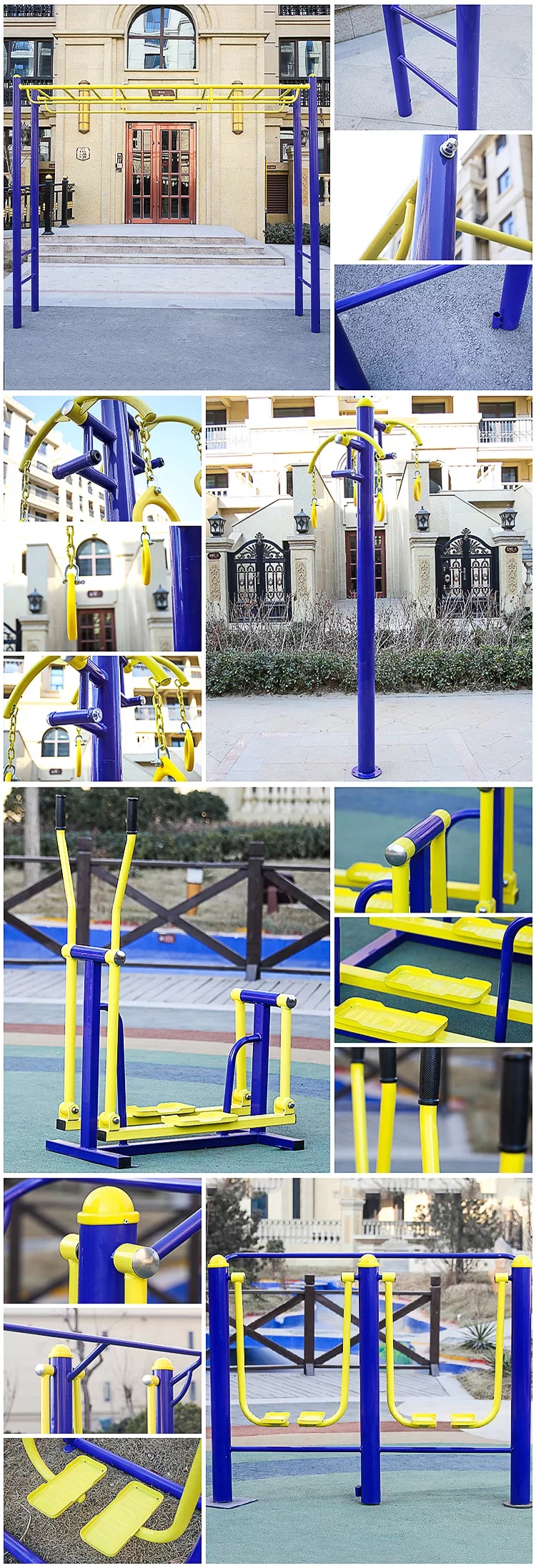 Adults Outdoor Street Workout Park Sports Gym Exercise Equipment Outdoor Fitness Equipment