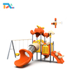 Commercial Outdoor Playground Equipment Magic House Series Plastic Slide for Kids