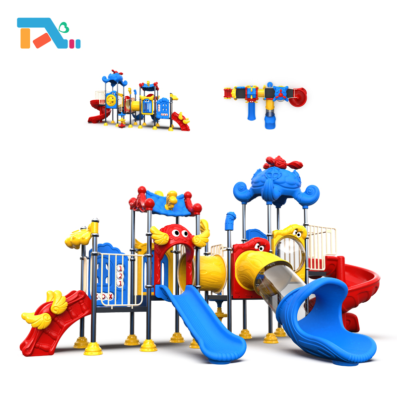 Magic House Series Fashion Design Plastic Outdoor Playground Set for Kids