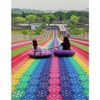 Amusement Rainbow Slide Outdoor Kids Plastic Slide