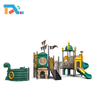 Outdoor Amusement Park Equipment Kids Electric Playground Pirate Ship Slide