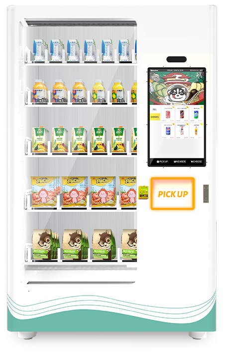 Hot Sale Beverage Drink and Snack Vending Machine with Cooling System