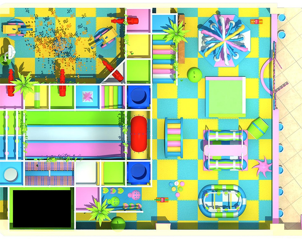 Kids Game Center Indoor Playground Naughty Castle