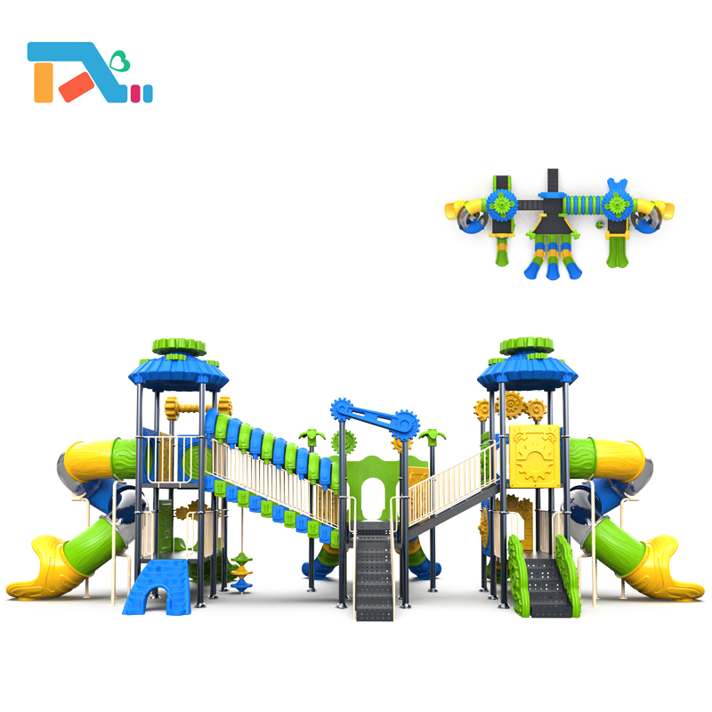 Plastic Slide Outdoor Amusement Park Equipment for Children