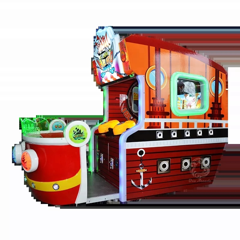Coin Operated Theme Park Water Shooting Arcade Game Machine Children Retro Jurassic Park Arcade Shoot Gun Shooting Game Machine
