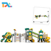 Plastic Slide Set Outdoor Playground for Children