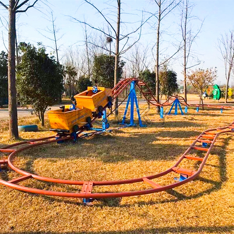 Popular manpower roller coaster parent-child family rides electric roller coaster for sale