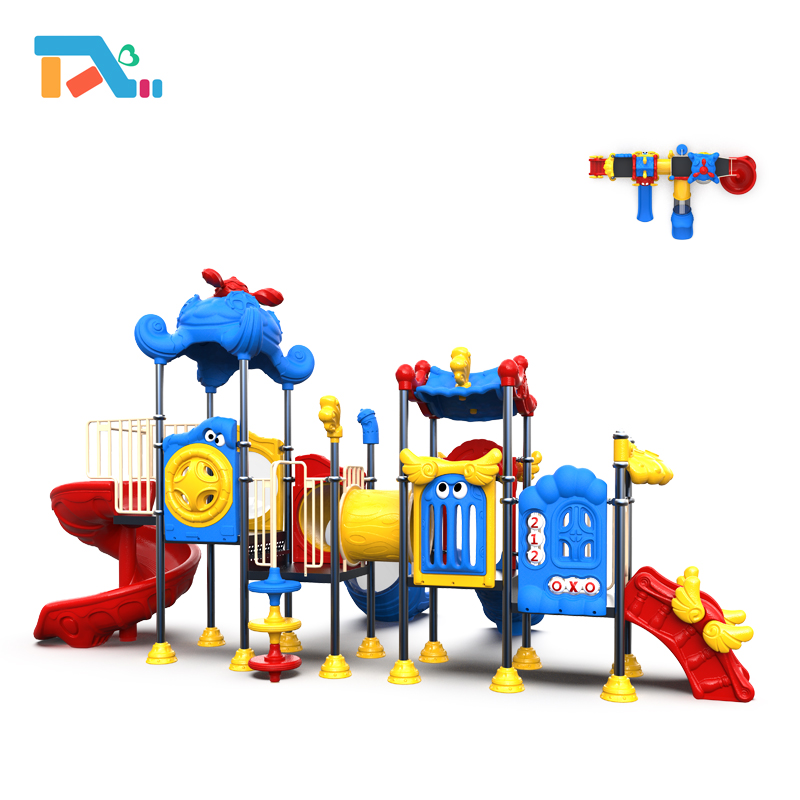 Magic House Series Fashion Design Plastic Outdoor Playground Set for Kids