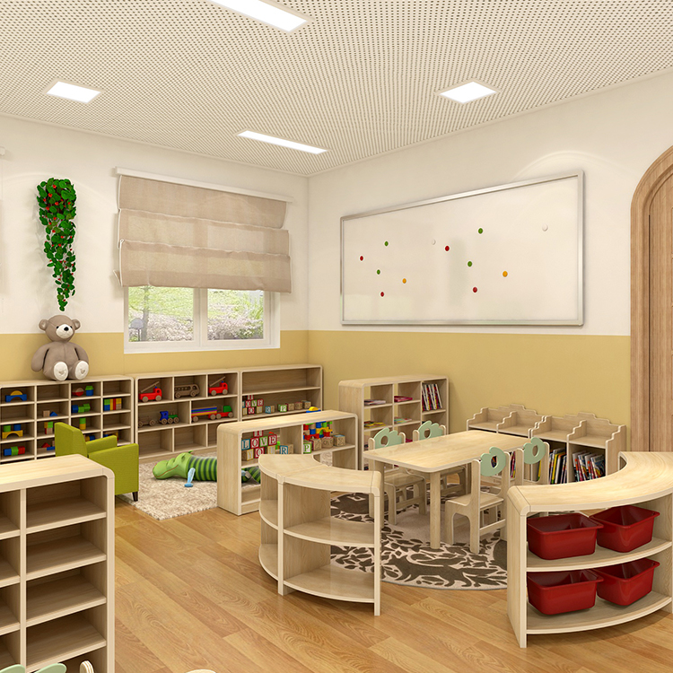 Kindergarten Kids Wooden Table and Chair Set Children Furniture