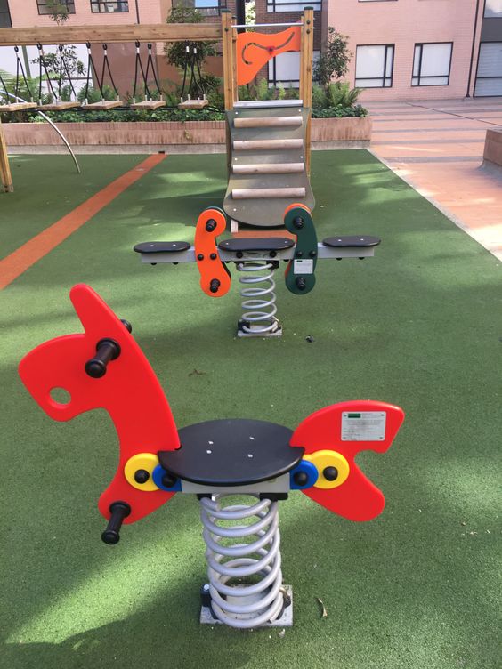 Abst Plastic Material Kids Household Preschool Home Use Garden Nursery Ride on Toys Educational Riding Rocking Horse