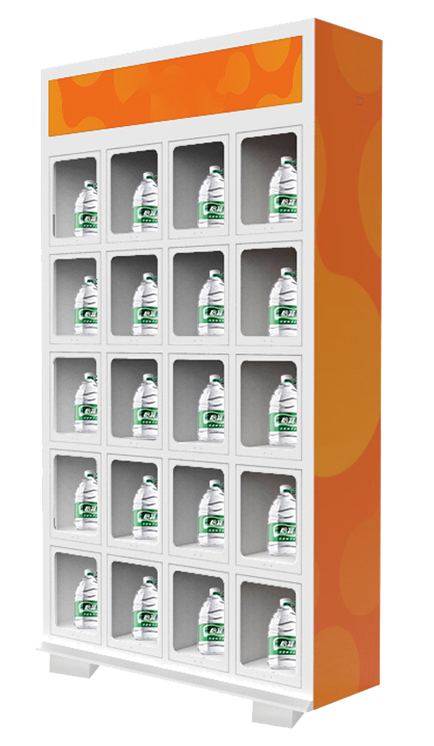 Fully Automatic Locker Snack and Drink Vending Machine with Touch Screen