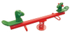 Hot Sale Amusement Park Wholesale Children Animal Outdoor Plastic Kids Rocking Seesaw