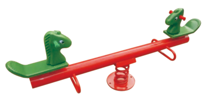 Hot Sale Amusement Park Wholesale Children Animal Outdoor Plastic Kids Rocking Seesaw