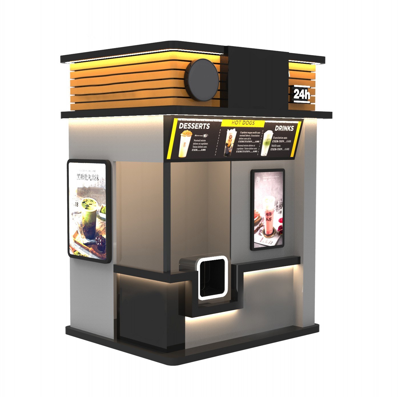 Small Bubble Tea Shop Bubble Tea Vending Machine