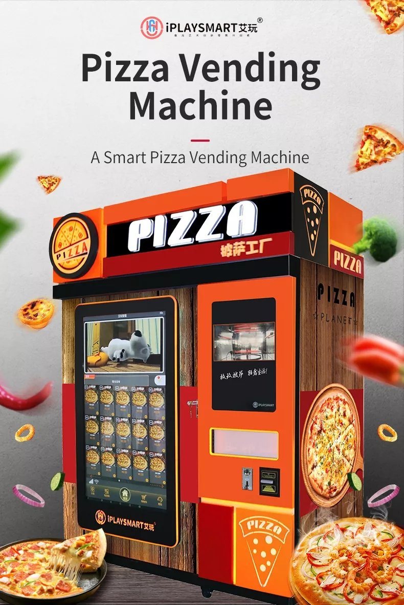 New Design OEM Fried Chicken Vending Machine Instant Food Pizza Machine
