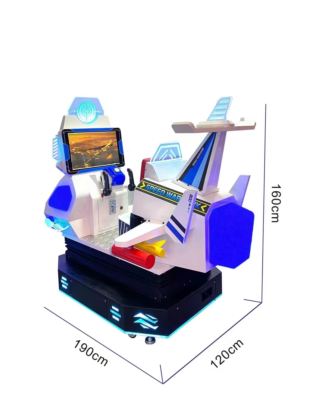 Aircraft Flight Coin Operated Arcade Game Machine