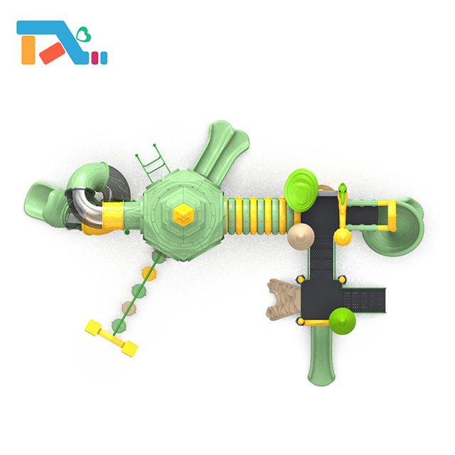 Outdoor Combined Plastic Slide Set Equipment for Children 