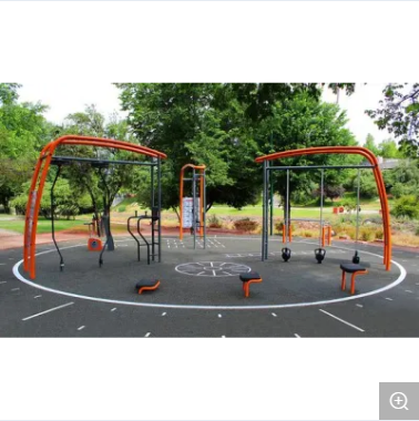 Standard Galvanized Tube Exercise Machine Outdoor Gym Fitness Equipment