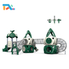 Hot Sale Outdoor Playground Equipment with Plastic Slide for Kids
