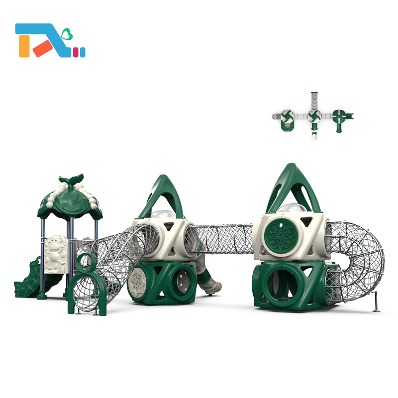 Hot Sale Outdoor Playground Equipment with Plastic Slide for Kids