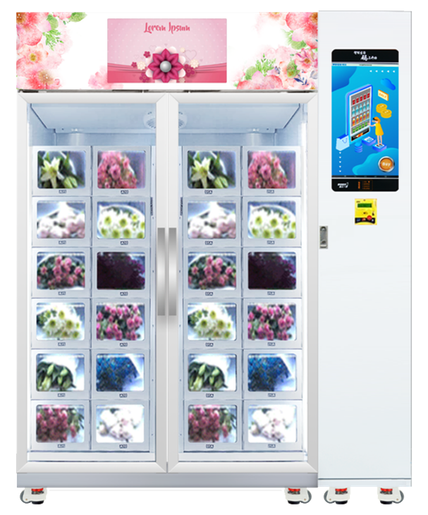  Self-service Touch Screen Vending Machine for Flower