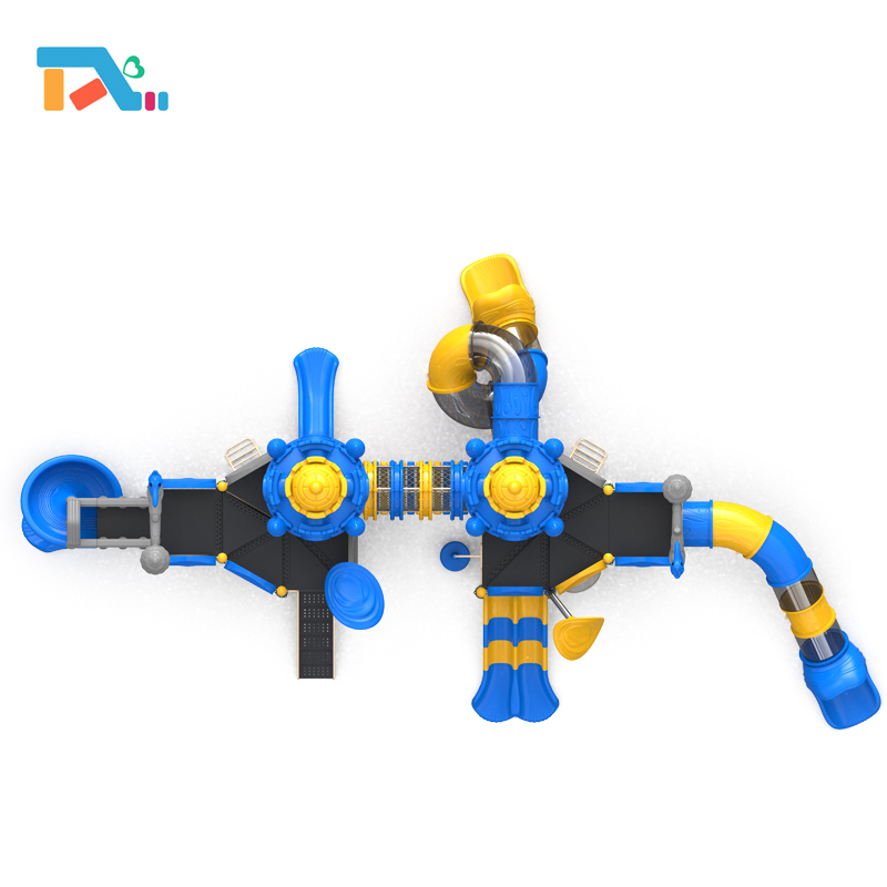 Outdoor School Playground Slide Equipment