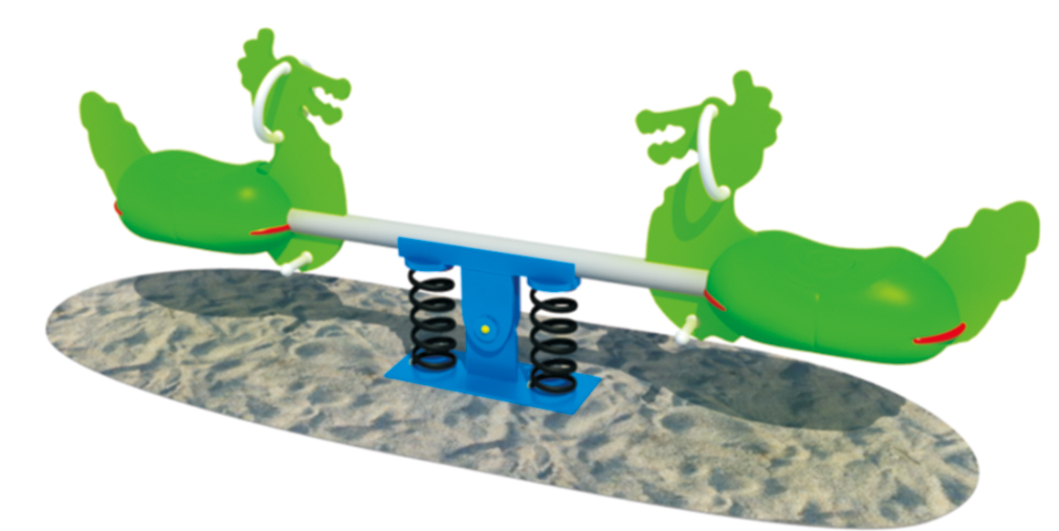 Amusement Park Commercial Children Outdoor Playground Equipment Seesaw For Kids