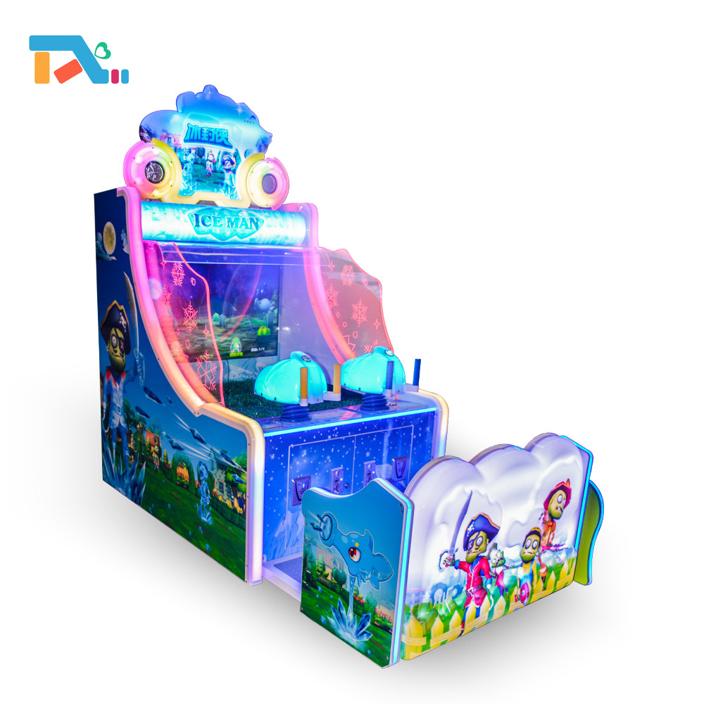 Coin Operated Water Shooting Arcade Game Machine For Kids