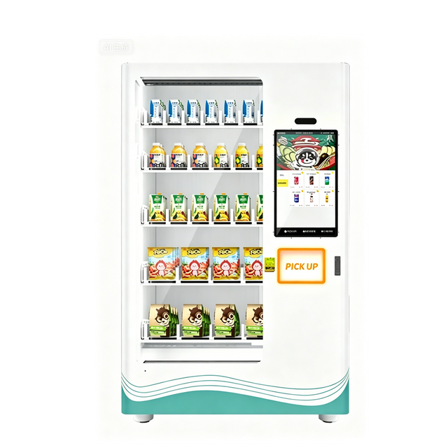 Customization Automatic Indoor Touch Screen Drink and Snack Vending Machine