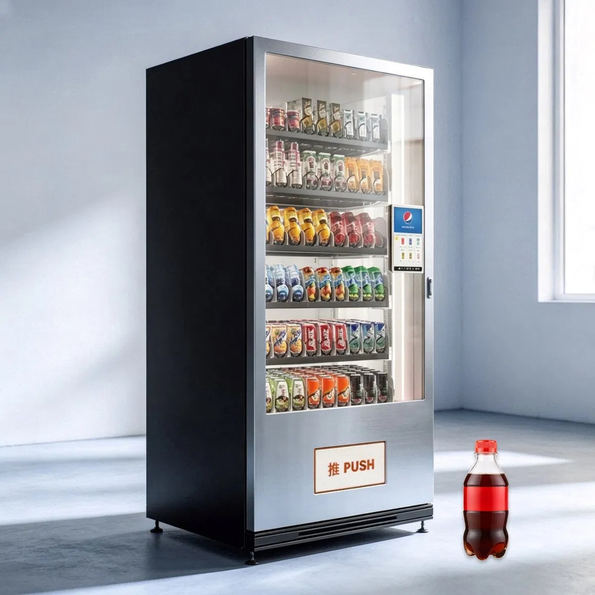 Beverage And Drinks Food Snack Vending Machine Credit Card Reader Cashless Expendedora