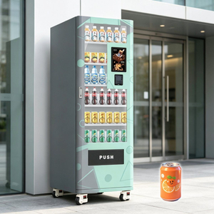 Small Combo Indoor Wall Mounted Refrigerated Locker Frozen Food Drink Towel Pokemon Vending Machine