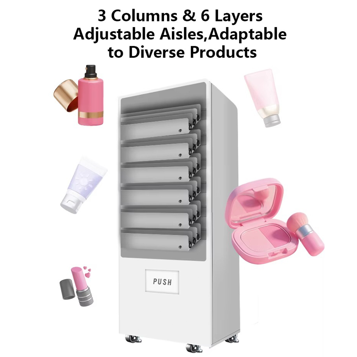 Mini Small Spending Lash Fragrance Perfume Dispenser Vending Machine for Sale