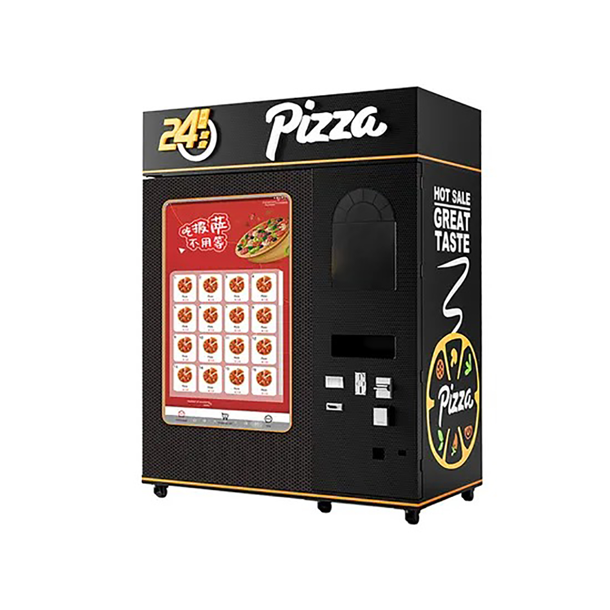 Smart Commercial Hot Dog Cone Food Dispenser Price Frozen Pizza Vending Machine for Sale Use