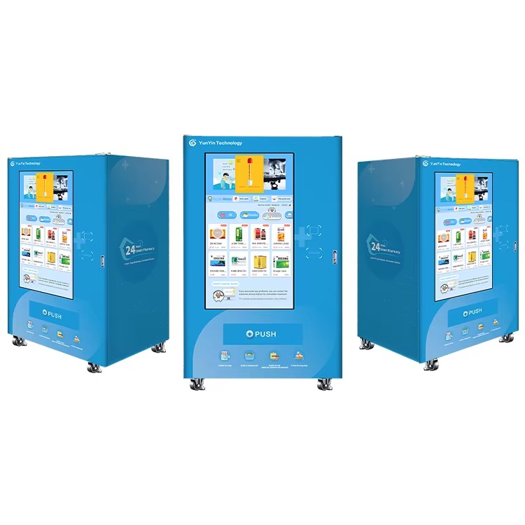 Auto Hospital Snack Drink Protein Shake Medicine Pharmacy Lash Dispensing Spending Vending Machine for Sale