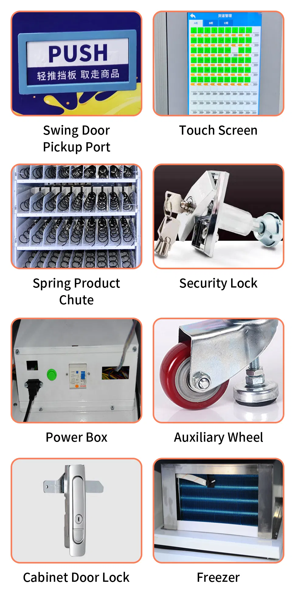 Smart Fully Automatic Vending Machine for Drinks and Snacks