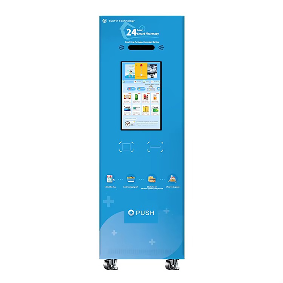 Automatic Perfume Candy Protein Juice Medicine Medical Drug Pharmacy Vending Machine
