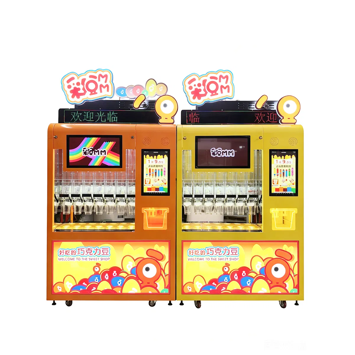 Commercial Candy/Chocolate Bean Vending Machine with Multiple Payment Systems for Shopping Malls