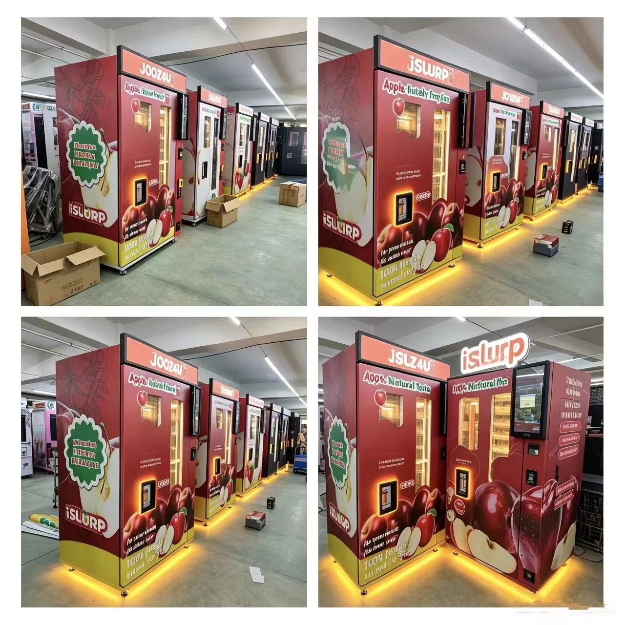 High Quality Portable Wall Mounted Advanced Credit Card Payment Apple Juice Vending Machine
