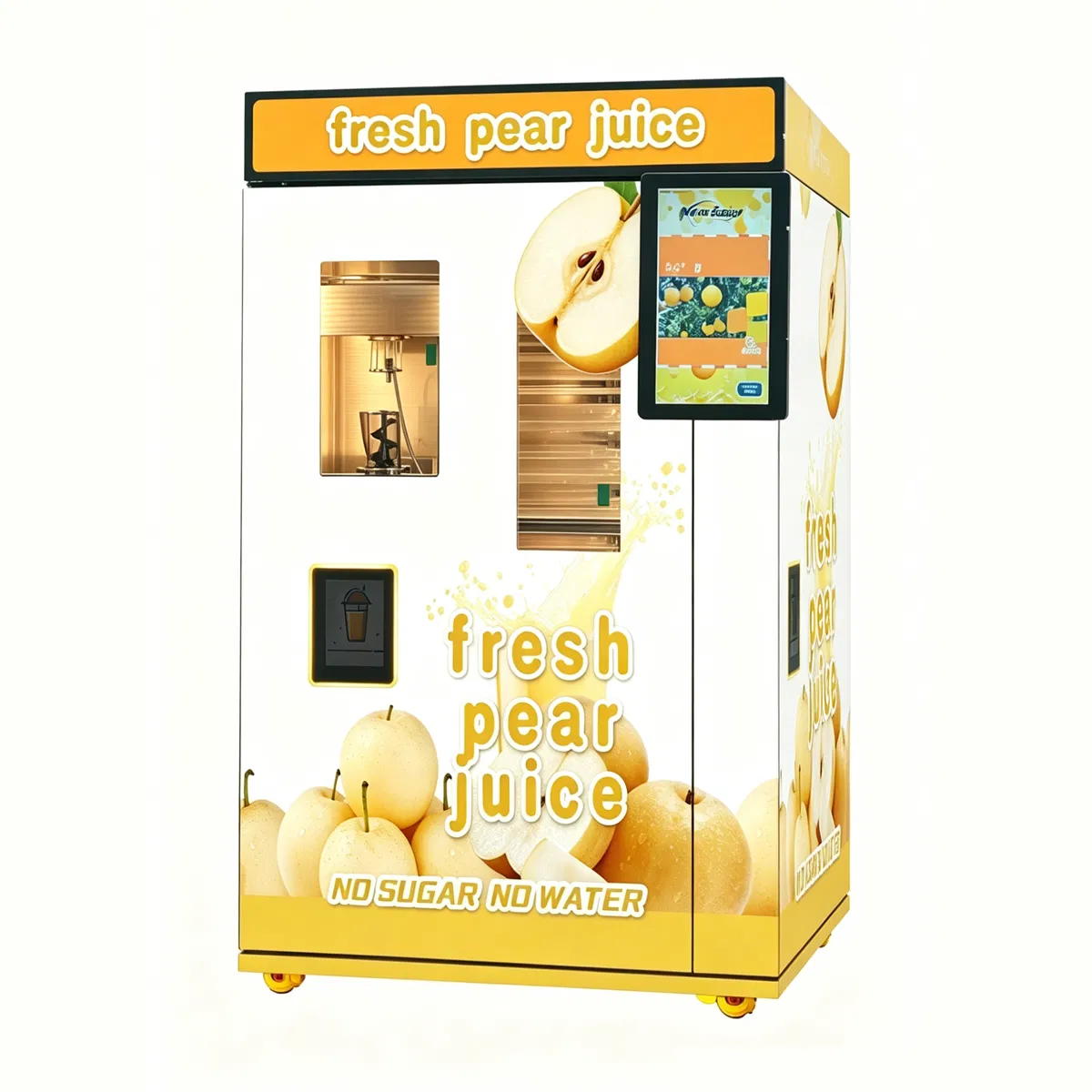 Eco-Friendly Wall Mounted Advanced Water Proof Pear Juice Vending Machine