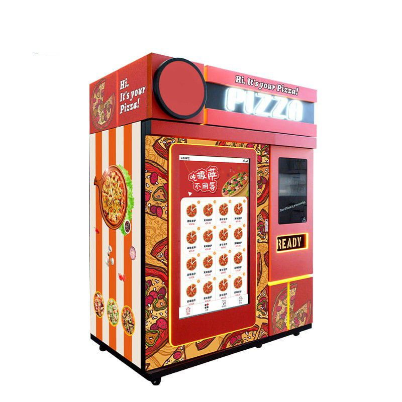 Automatic Kiosk Box French Fry Auto Maker Automat Sale Food Pizza Vending Machine with Microwave