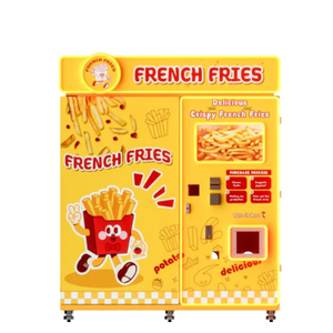 Automatic Dispensing Pizza Snack Sale French Fries Vending Machine