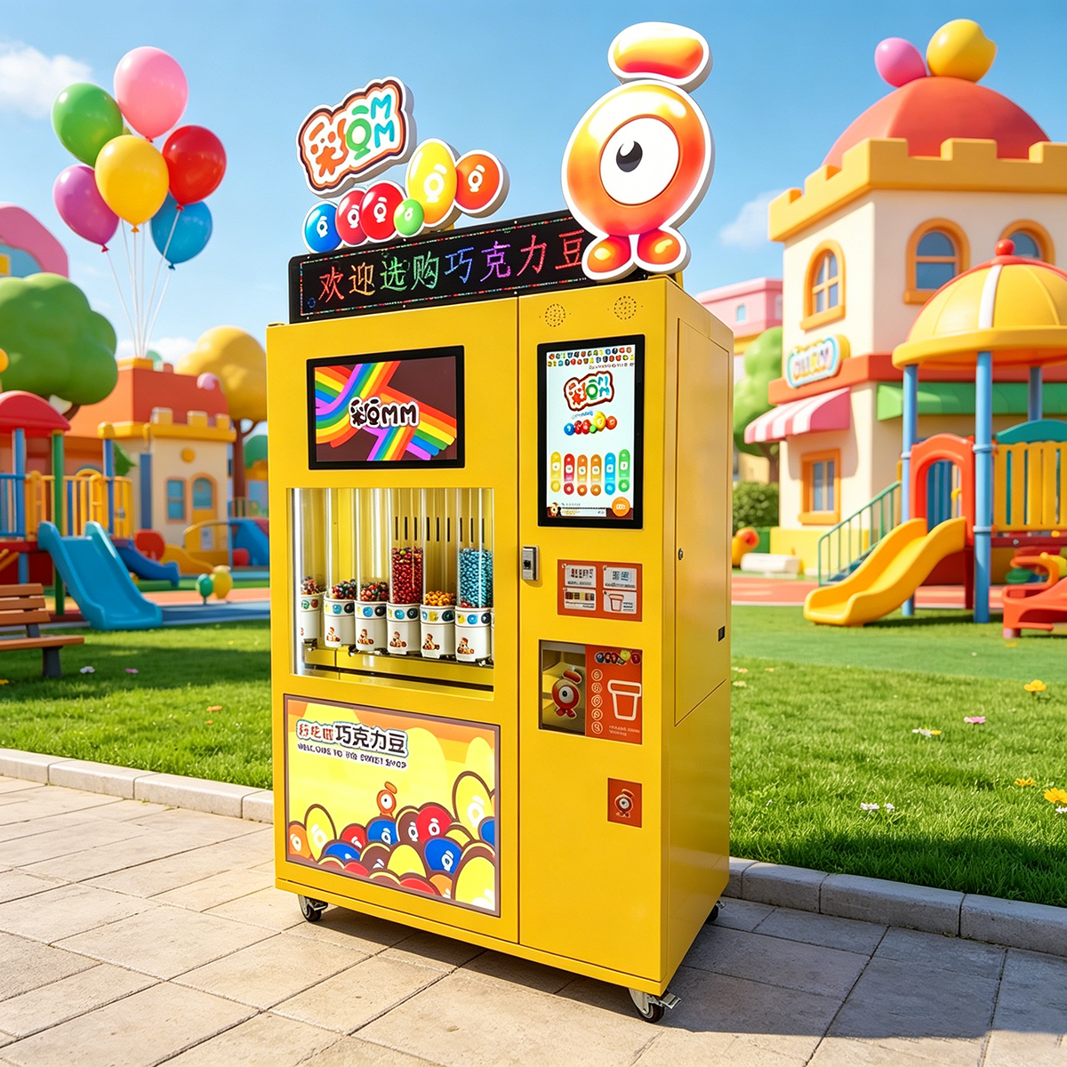 Automatic Candy Dispenser Vending Machine for Businesses Enhanced