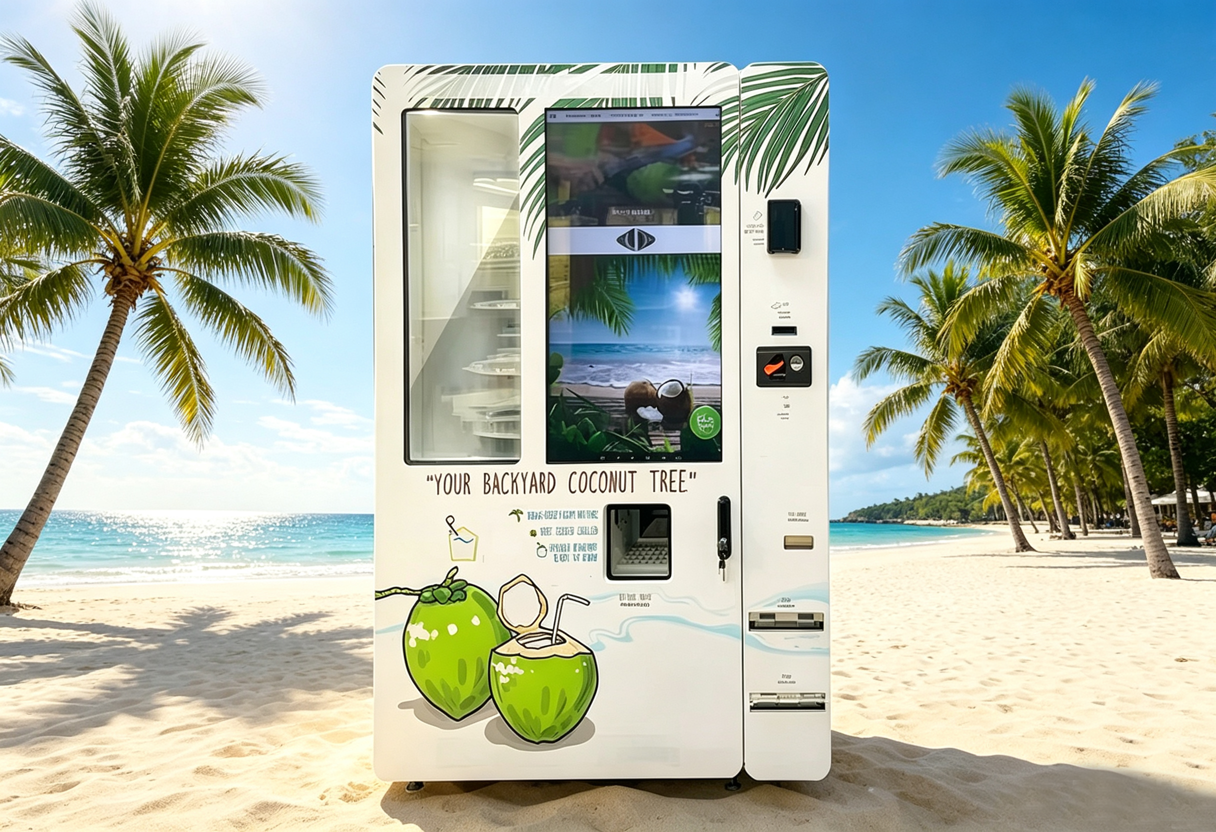 Coconut Juice Vending Machine