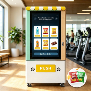 Automatic Sale Dispenser Food Candy Floss Pizza Coffee Beauty Protein Vending Machine