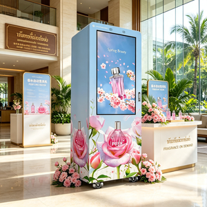 Mini Small Spending Lash Fragrance Perfume Dispenser Vending Machine for Sale