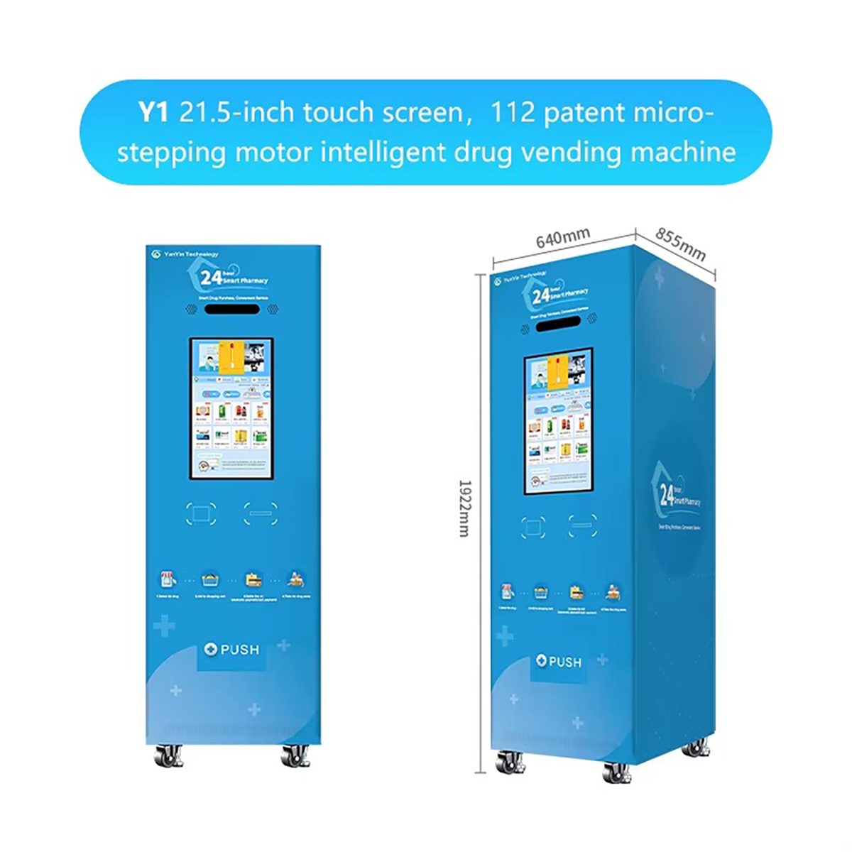 Automatic Perfume Candy Protein Juice Medicine Medical Drug Pharmacy Vending Machine